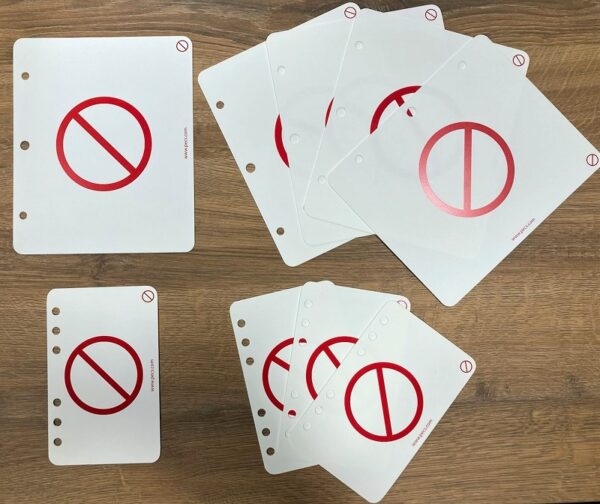 WKŁAD "NIE" - KSIĄŻKA DO KOMUNIKACJI PECS